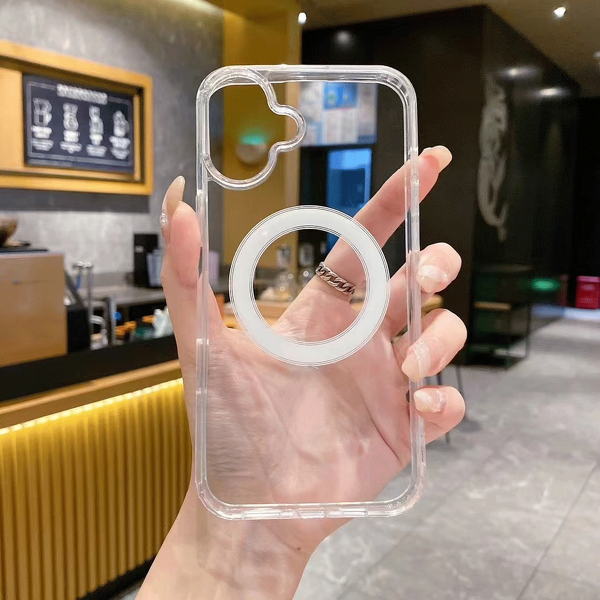 Phone Case Manufacturer - Magnetic Transparent Wireless Charge for iPhone 16 14 15 12 13 Pro Max Shockproof