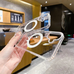 Phone Case Manufacturer - Magnetic Transparent Wireless Charge for iPhone 16 14 15 12 13 Pro Max Shockproof