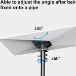 Starlink Mount Manufacturer - Luxury Metal Pipe Adapter Bracket for Starlink Gen 3 Accessories