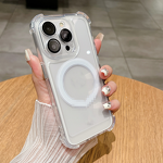 Phone Case Manufacturer - Luxury Four Corners Shockproof Transparent for iPhone 15 Pro Max with Camera Lens Protector
