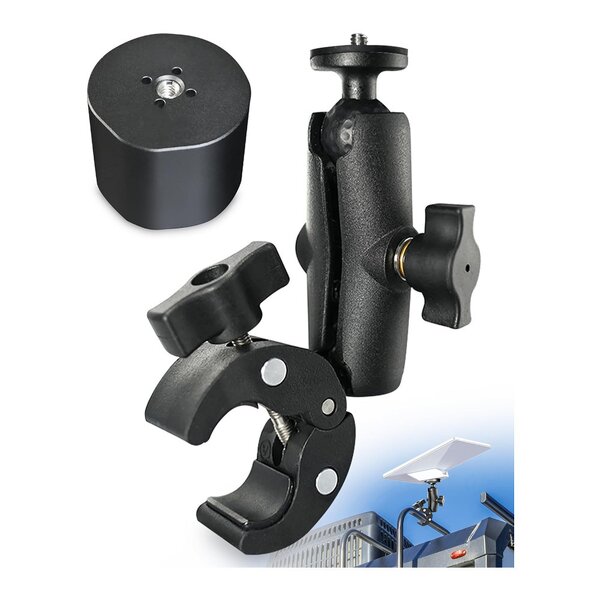 Starlink Mount Manufacturer - Premium Real Pipe Adapter Adjustable Clamp Pole Mount Kit for Car RV Ladder Yacht