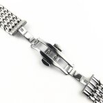 Watch Band Manufacturer - Stainless Steel 18mm 20mm 22mm Men Women Universal Sport Replacement Metal Folding Buckle