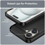 Phone Case Manufacturer - Soft TPU Carbon Fiber Cover for iPhone 16 Pro Max Shockproof