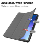 Tablet Case Manufacturer - Trifold Folding Flip Stand Magnetic PU Leather Smart Auto Wake-up Sleep for Samsung TAB A9 A9 Plus S9