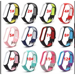 Watch Band Manufacturer - Premium Soft Sport Silicone with Metal Buckles Replacement for Xiaomi Band 5 6 7