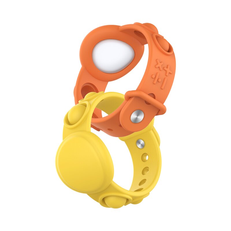 AirTag Strap Manufacturer - New Arrivals 2025 Child Kids Wristband Waterproof Replacement Silicone Bracelet