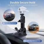 Starlink Mount Manufacturer - Premium Real 2026 Adjustable Dashboard Vehicle Mount Suction Base Stable Grip