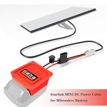 Battery Adapter Manufacturer - Wholesale Starlink Mini Power Adapter with Switch Fuse for Makita Milwaukee Dewalt 18V