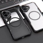 Phone Case Manufacturer - Carbon Fiber Magnetic Silicone TPU for iPhone 17 16 Pro Max Wireless Charging