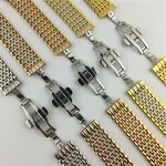 Watch Band Manufacturer - Stainless Steel 18mm 20mm 22mm Men Women Universal Sport Replacement Metal Folding Buckle