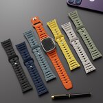 Watch Band Manufacturer - Colorful Breathable Hole Design Ultra Wide Soft Silicone Wrist for Apple Watch Series 10 8 9 Ultra 2