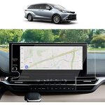 Screen Protector Manufacturer - for Toyota Sienna (XLE/XSE/Limited/Platinum/Woodland Edition) 12.3-Inch 9H 2025 Anti-Scratch Tempered Glass