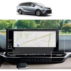 Screen Protector Manufacturer - for Toyota Sienna (XLE/XSE/Limited/Platinum/Woodland Edition) 12.3-Inch 9H 2025 Anti-Scratch Tempered Glass