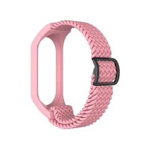 Watch Band Manufacturer - Premium Braided Solo Loop Elastic Fabric Nylon Replacement for Xiaomi Band 5 6 7