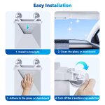 Starlink Mount Manufacturer - 2PCS Suction Cups Sunroof Car Mount Bracket for Starlink Mini Mounting Kit