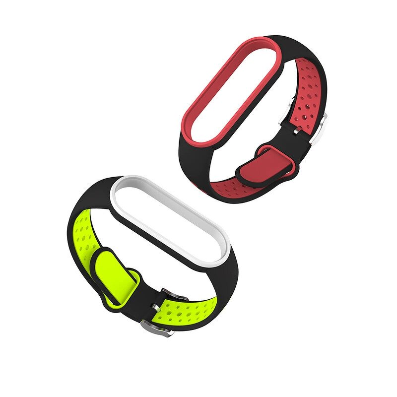 Watch Band Manufacturer - Premium Soft Sport Silicone with Metal Buckles Replacement for Xiaomi Band 5 6 7