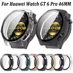 Watch Case Manufacturer - PC+Tempered Full Coverage Hard Screen Protector Anti-Scratch for Huawei Watch GT 6 Pro 46mm