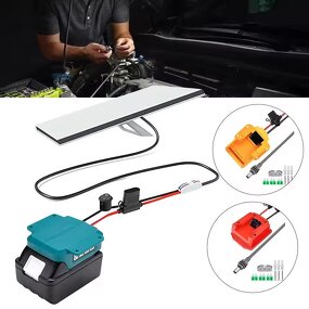 Battery Adapter Manufacturer - Wholesale Starlink Mini Power Adapter with Switch Fuse for Makita Milwaukee Dewalt 18V