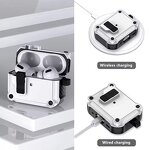 AirPods Case Manufacturer - 2in1 Wireless Charging Armor Security Lock with Keychain for Apple Airpods Pro 3