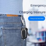 Power Bank Manufacturer - 2023 Popular 1500mAh Mini Emergency Keychain Batterie Externe for Android IOS