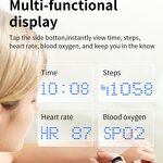 Smart Ring Manufacturer - 2025 New SR16 with Display Screen Heart Rate Steps Sports Fitness Finger Ring