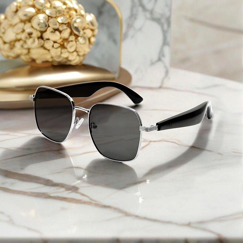 Smart Glasses Manufacturer - GY200 New Style AI Translation Muti-Language BT Calling with UV protection