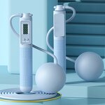 Skipping Rope Manufacturer - Adult Sports Dual-use Alloy Wire Cordless Beaded Intelligent Counting Speed Smart for Fitness