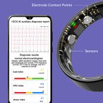 Smart Ring Manufacturer - 2025 New H10 ECG Heart Rate Blood Oxygen 5ATM Waterproof Step Counter Fitness