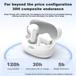 Wireless Headphones Manufacturer - LX-15 AI Translation HD Noise Cancelling TWS BT 5.4 HIFI Sound Music Game Headset