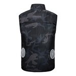 Cooling Vest Manufacturer - New Trending USB Summer Air Conditioned Fan T-shirts Sleeveless for Men