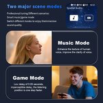 Earphones Manufacturer - LED Full Color Touch Screen BY09 BT5.4 Music Playback HiFi Sound Gaming Headphones