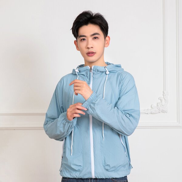 Cooling Vest Manufacturer - Summer Smart Clothing Air Conditioned Outdoor Work Jacket Coat with 2 Fans