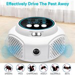 Ultrasonic Repeller Manufacturer - Hot Selling A01 360 Degree 4-in-1 Bug and Bat Animal Indoor and Outdoor Mice