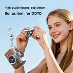 Digital Camera Manufacturer - 1.47inch HD Flip Screen LK-027 Rechargeable Video Portable Mini CCD Student Children Gift