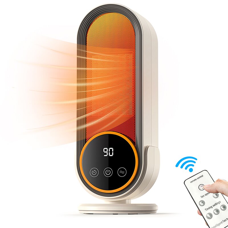 Electric Heater Manufacturer - New Intelligent Remote Control 1200W Fast Heating PTC Air Heater Fan for Winter Home