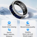 Smart Ring Manufacturer - 2025 New SR16 with Display Screen Heart Rate Steps Sports Fitness Finger Ring