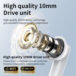 TWS Earphones Manufacturer - LX-50 Touch Display ANC ENC Noise Cancelling Remote Control AI Translator Gaming In-ear