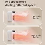 Electric Heater Manufacturer - New Arrival Portable Warm USB Rechargeable F16 1200W Winter Heating Household Mini