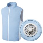 Cooling Vest Manufacturer - Summer Outdoor Sunscreen Fan Workwear Refrigeration Sleeveless Jacket Air Conditioning for Women Men