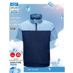 Cooling Vest Manufacturer - Hot Selling Summer Fashion Fan USB Air Conditioning Outdoor Sun Protection Breathable
