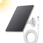 Solar Panel Manufacturer - Home Use 4W 5V Portable Flexible for Outdoor Security Camera Wall Mounted Power Supply