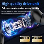 Earphones Manufacturer - LED Full Color Touch Screen BY09 BT5.4 Music Playback HiFi Sound Gaming Headphones