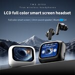AI Translate Earbuds Manufacturer - New BY09 LCD Smart Color Screen Noise Cancelling TWS Gaming In-ear Headphones