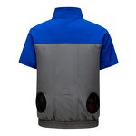 Cooling Jacket Manufacturer - Summer Outdoor Short Sleeve Fan Workwear Refrigeration Air Conditioning for Women Men