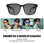 Smart Sunglasses Manufacturer - Fashion GS08 Touch Control UV protection Noise Reduction Polarized Lenses Music