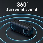TWS Smart Speakers Manufacturer - Waterproof Dual Wireless Audio for Ride Sport Disco 360° Panoramic RGB LED USB AUX