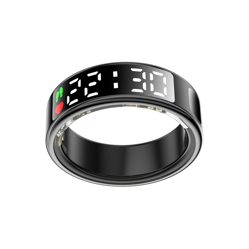 Smart Ring Manufacturer - Advanced Sleep Monitoring Waterproof Fitness App Control Touch Screen Fashion Design Steel