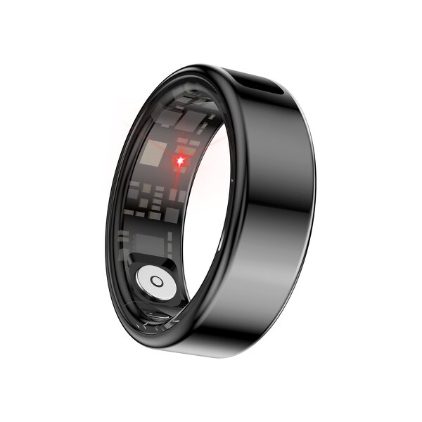 Smart Ring Manufacturer - Time Display IP68 Waterproof Sports Sleep Heart Rate App Control Touch Durable Alloy