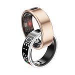 Smart Ring Manufacturer - Stainless Steel Digital Touch Screen App IP68 Waterproof Android Sleep Step Counter