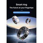Smart Ring Manufacturer - Advanced Sleep Monitoring Waterproof Fitness App Control Touch Screen Fashion Design Steel